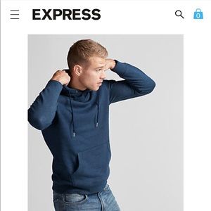Express Men’s Fleece Popover Hooded Sweater